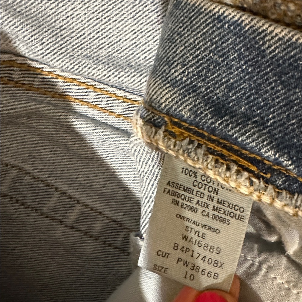 ANNE KLEIN A LINE WOMEN'S HIGH RISE 5-POCKET BLUE JEANS -VINTAGE & RARE👖SIZE 10 - Picture 2 of 9